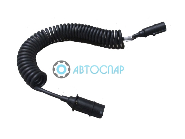 Шланг прицепа электрический с вилками (кабель) ISO 7,5 м 1185 пс-325 пластик СНЦ-125 ЗАВОД